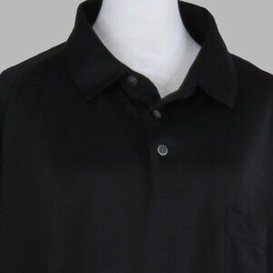 Grand Slam Performance Men's Long-Sleeve Black Polo Shirt Size XL (C2093)